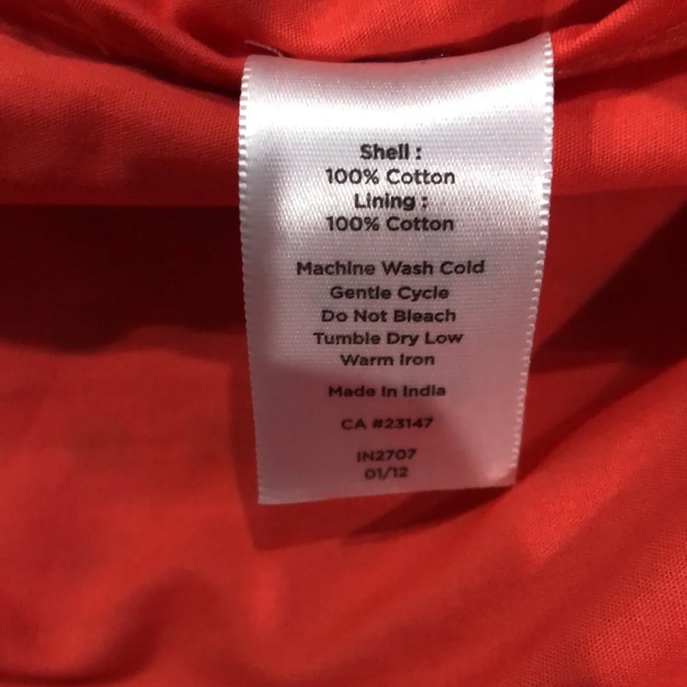 Y2K retro style open mesh neon pink and orange pencil skirt - Picture 6 of 8